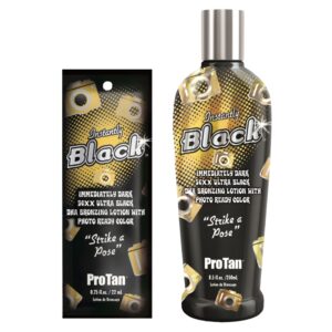 ProTan 50XX Instantly Black DHA Bronzing Lotion, Ultra Black 250 ml