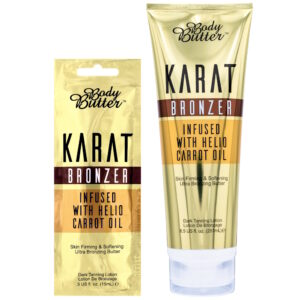 Body Butter Karat Bronzer Tanning Lotion - Infused with Helio Carrot Oil