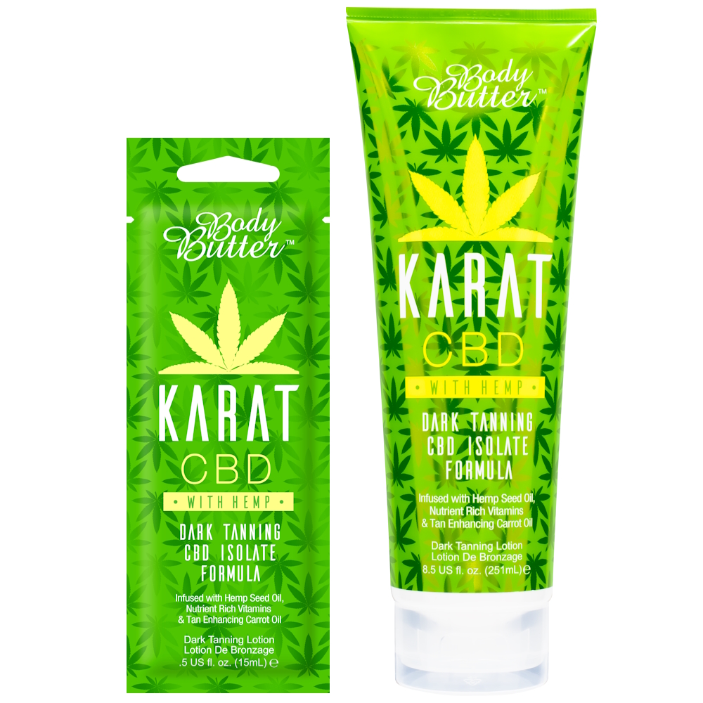 BODY BUTTER Karat CBD Isolate Dark Tanning Lotion