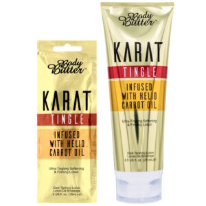 Body Butter Karat Tingle Tanning Lotion - Infused with Helio Carrot Oil